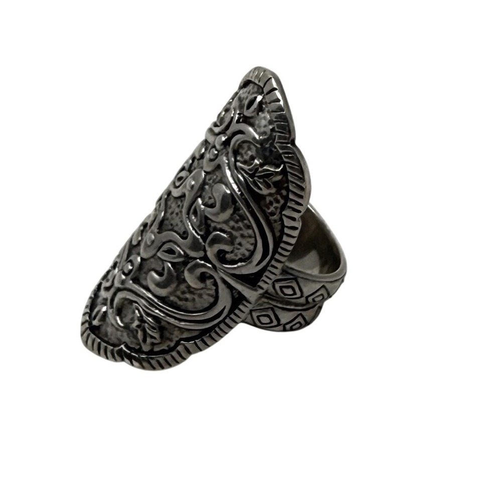 Silpada .925 Sterling Silver Helen of Troy Shield R28096 Size 7